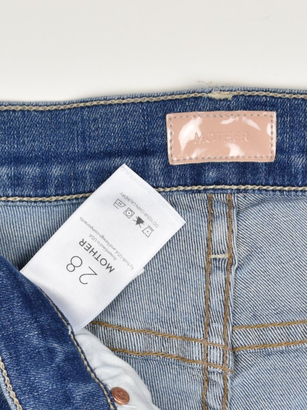 Mother The Mid Rise Dazzler Ankle Jeans - 28 - Picture 8 of 8